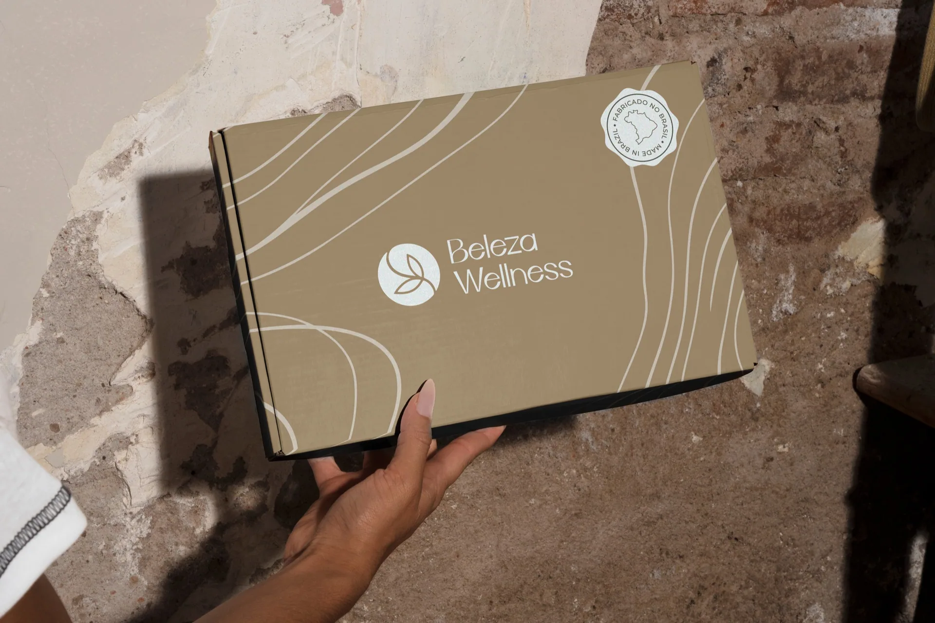 Projeto de rebranding e packaging Beleza Wellness desenvolvido pela Revee Brand