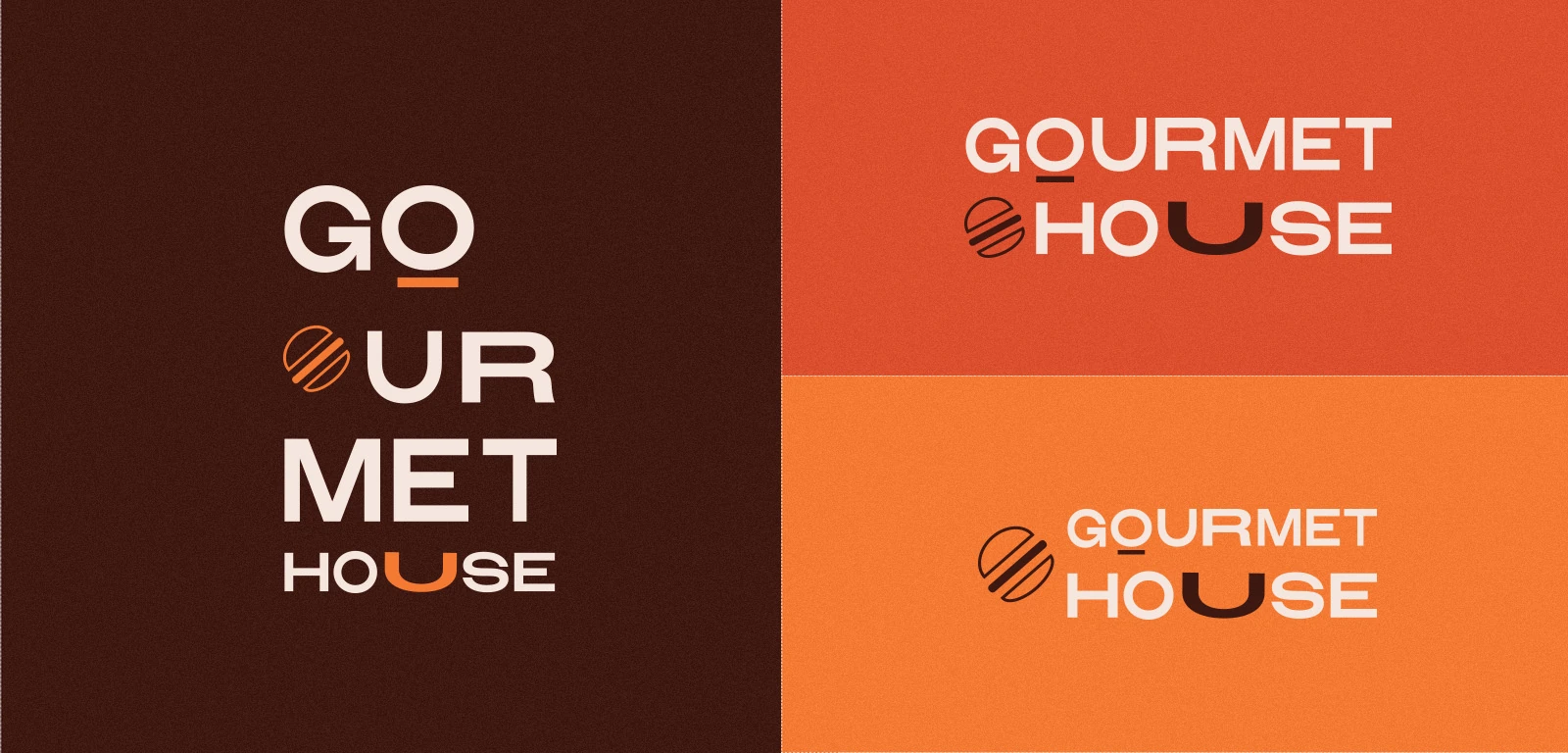 Sistema de identidade visual Gourmet House