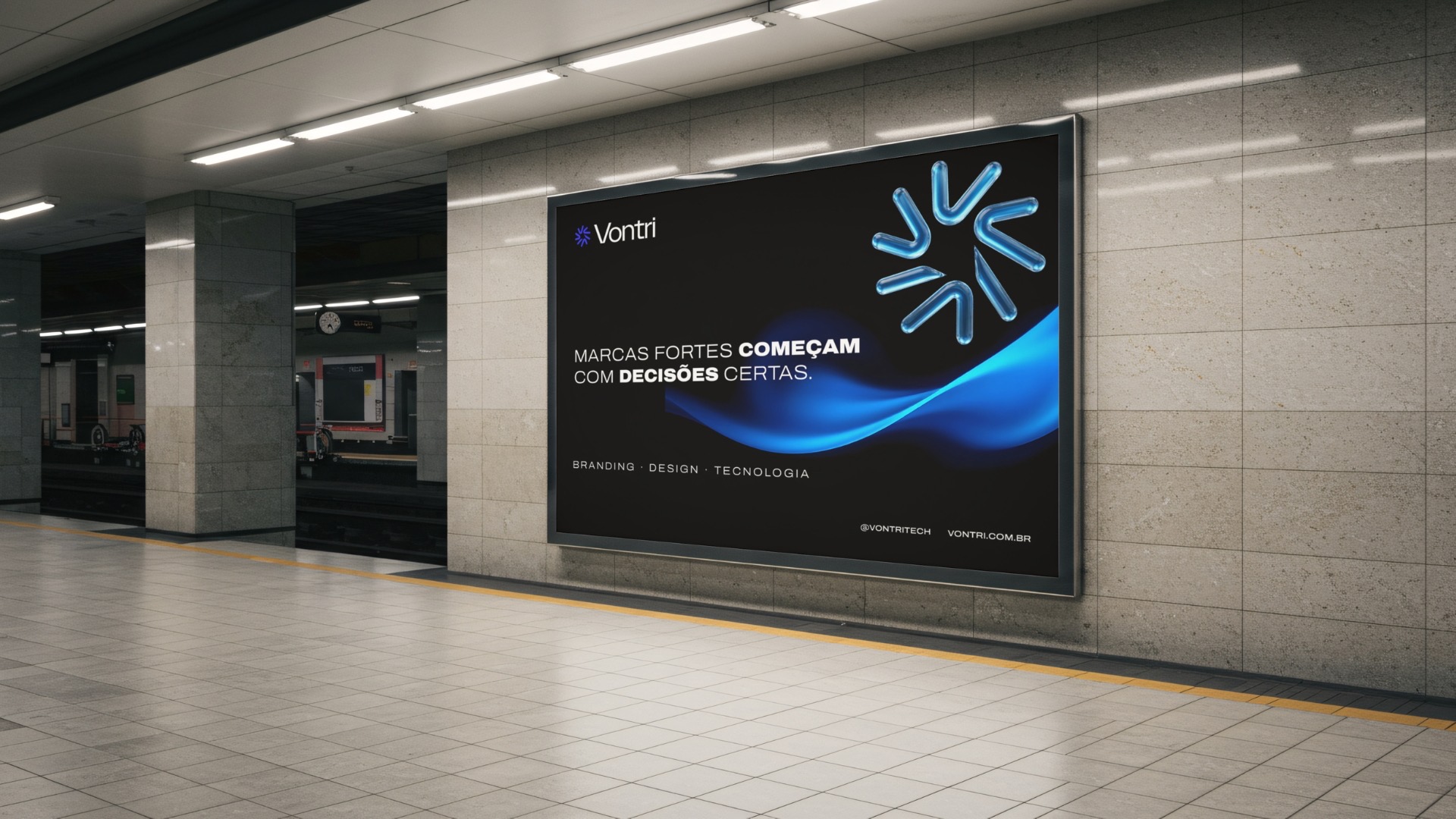 Projeto de branding Vontri desenvolvido pela Revee Brand